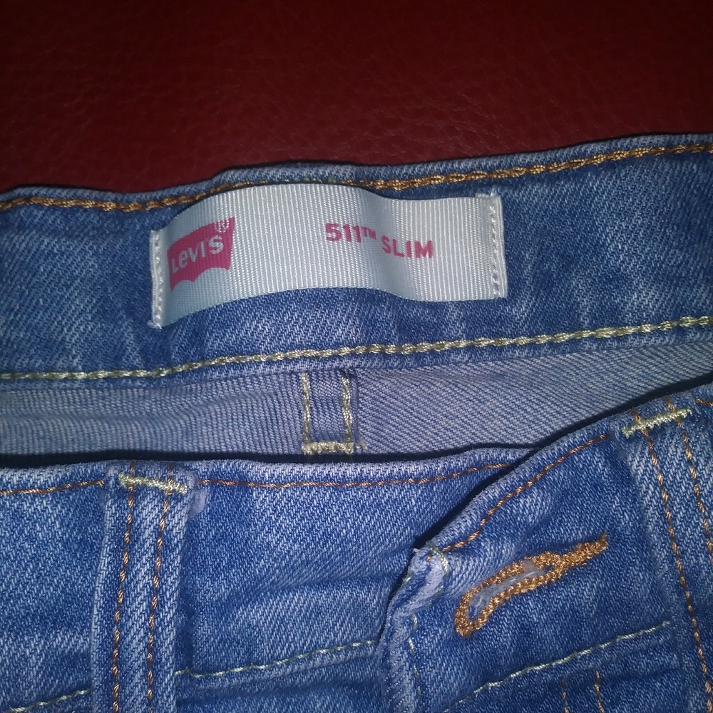 EUC Blue Jeans With Rips - Picture 2 of 4